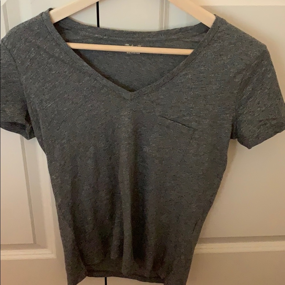 Grey madewell v neck